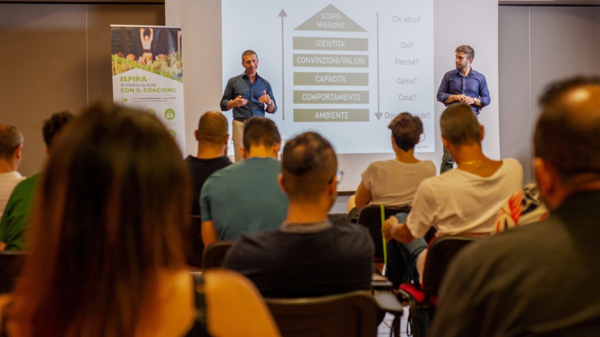 Aula durante il corso di PNL Practitioner