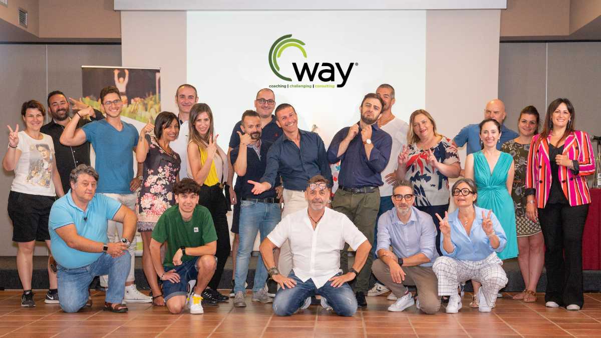 Gruppo di lavoro CWay a fine di un corso, noi siamo chi siamo